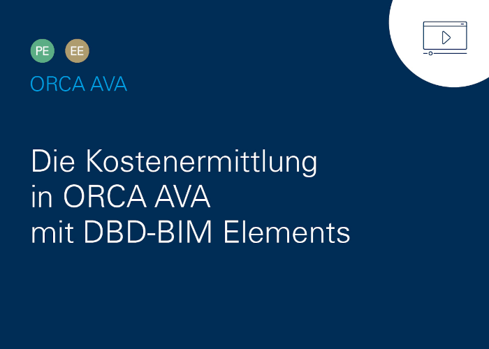  ORCA AVA und DBD-BIM-Elements