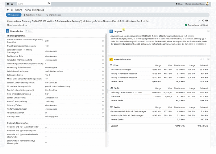 DBD-KostenAnsätze Online