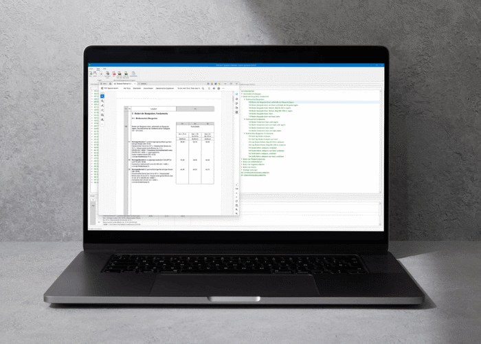  Benutzeroberfläche STLB-BauZ: Zeitvertragsarbeiten ausschreiben