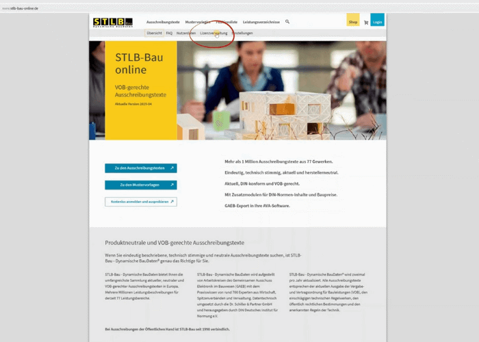 STLB-Bau_Tutorial_Lizenzverwaltung STLB-Bau_Tutorial_Lizenzverwaltung