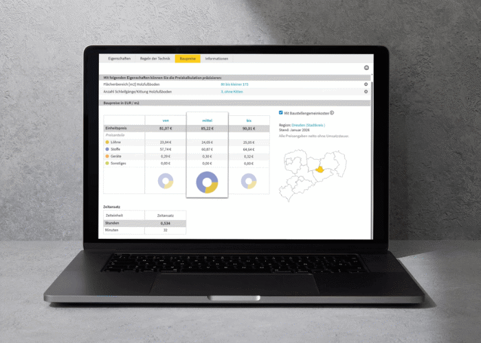 DBD-BauPreise ist die ideale Ergänzung zu STLB-Bau.