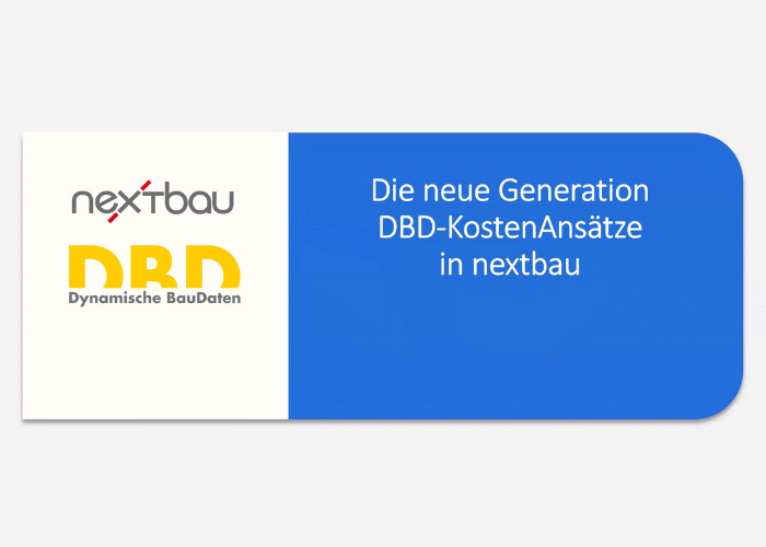 Webinar DBD-KostenAnsätze in nextbau